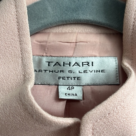 Tahari Light Pink Women's Blazer Jacket - Picture 2 of 7